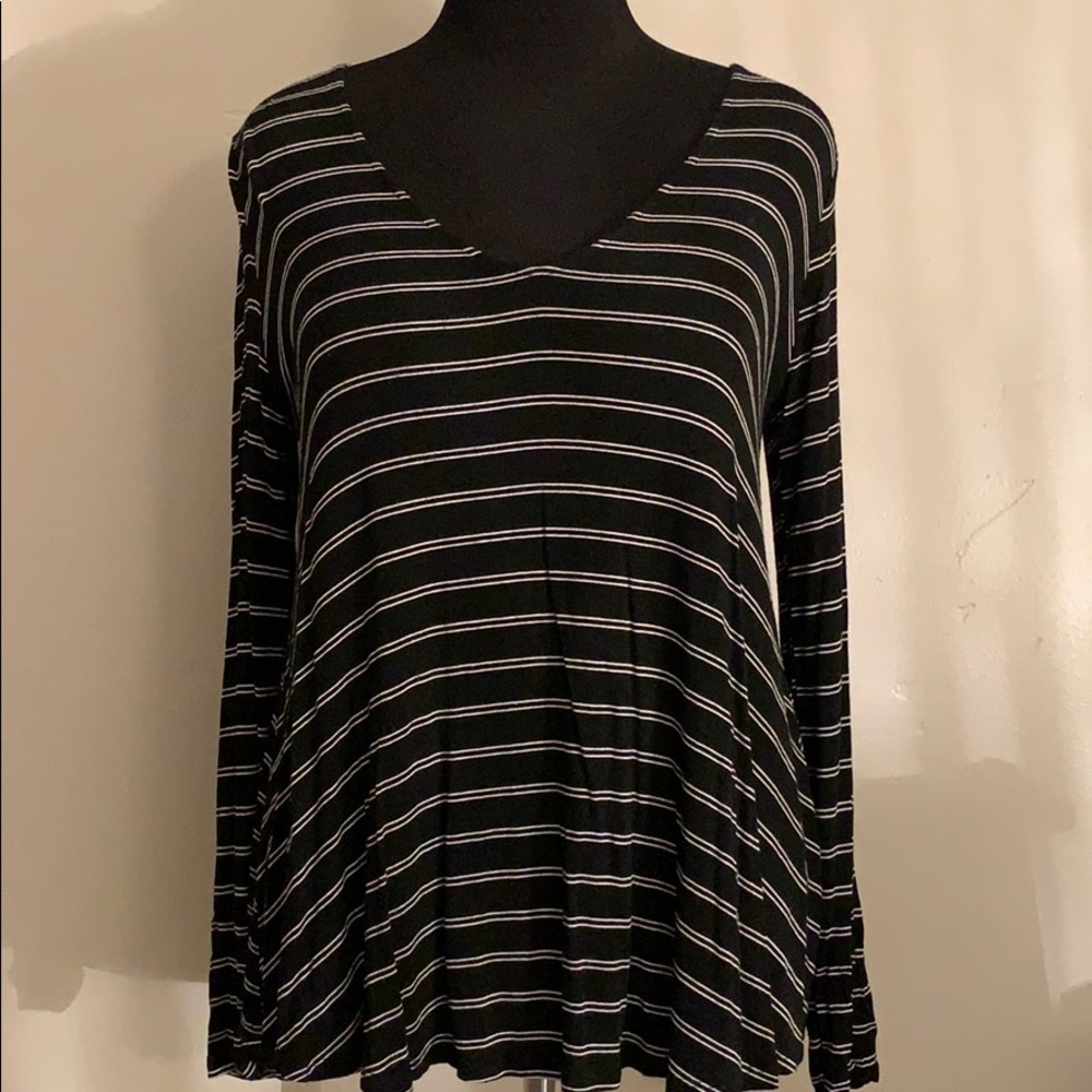 Striped Long Sleeve Top